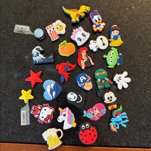 Assorted Kids Character Shoe Charms - Multi Color